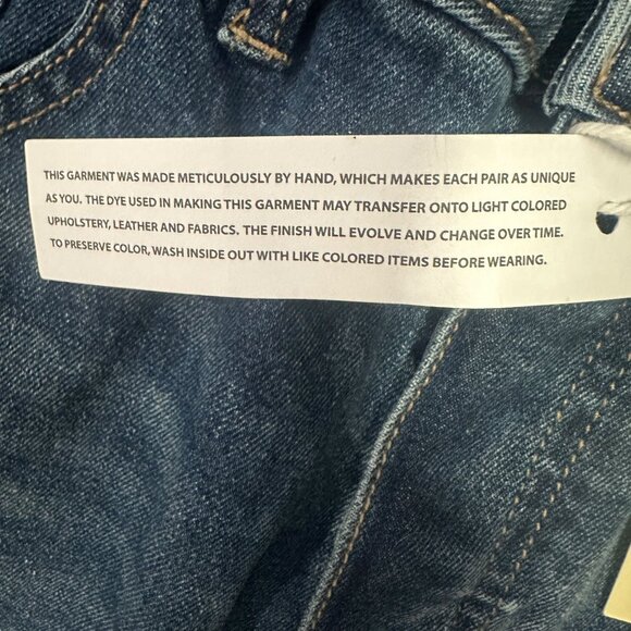 NWT tgla Womens Plus Size 2X Blue Jeans Button Fly Straight Leg Ankle High Rise - Picture 13 of 16